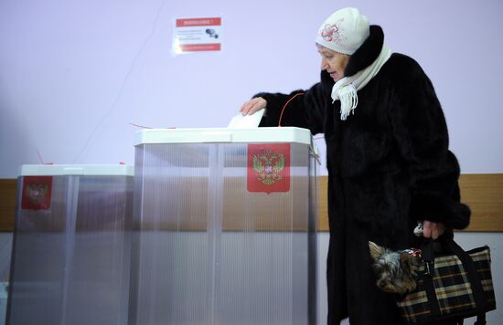 Presidential voting in Russia