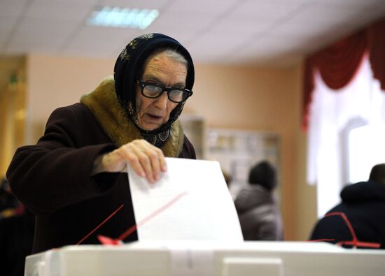 Presidential voting in Russia