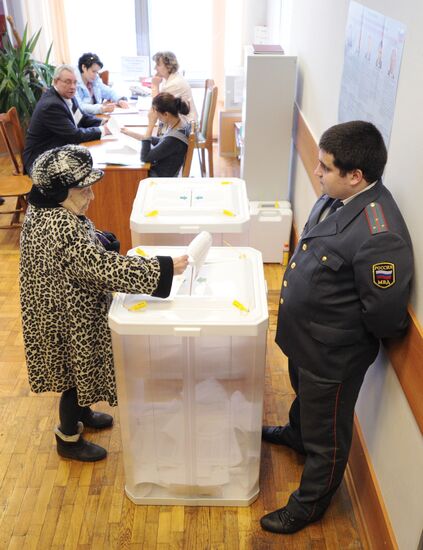 Presidential voting in Russia