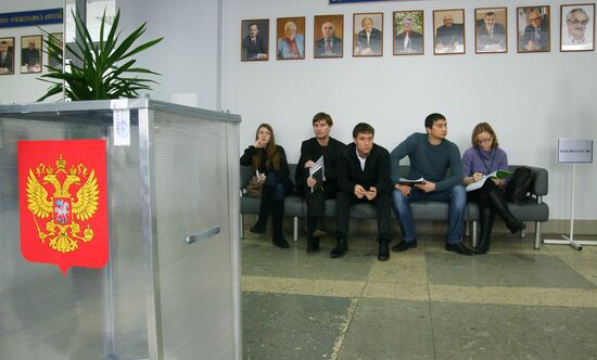 Russia votes in presidential election