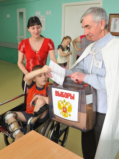 Russian presidential elections in Chelyabinsk