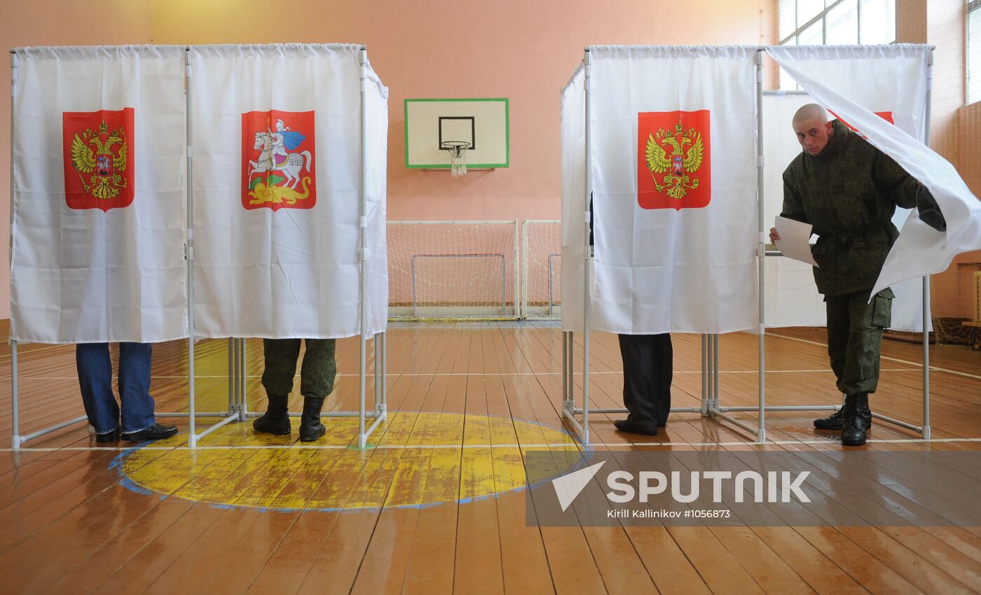 Russian presidential elections in the Moscow Region