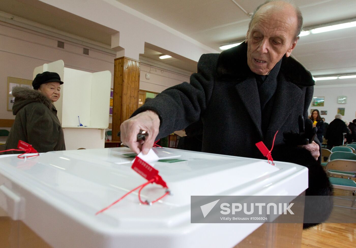 Presidential voting in Moscow