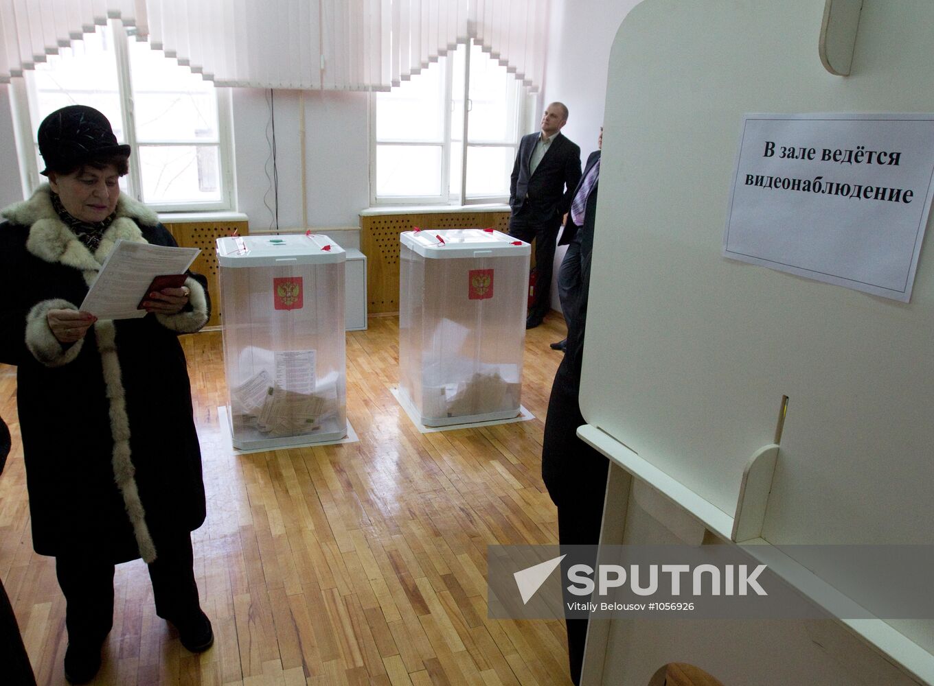 Presidential voting in Moscow