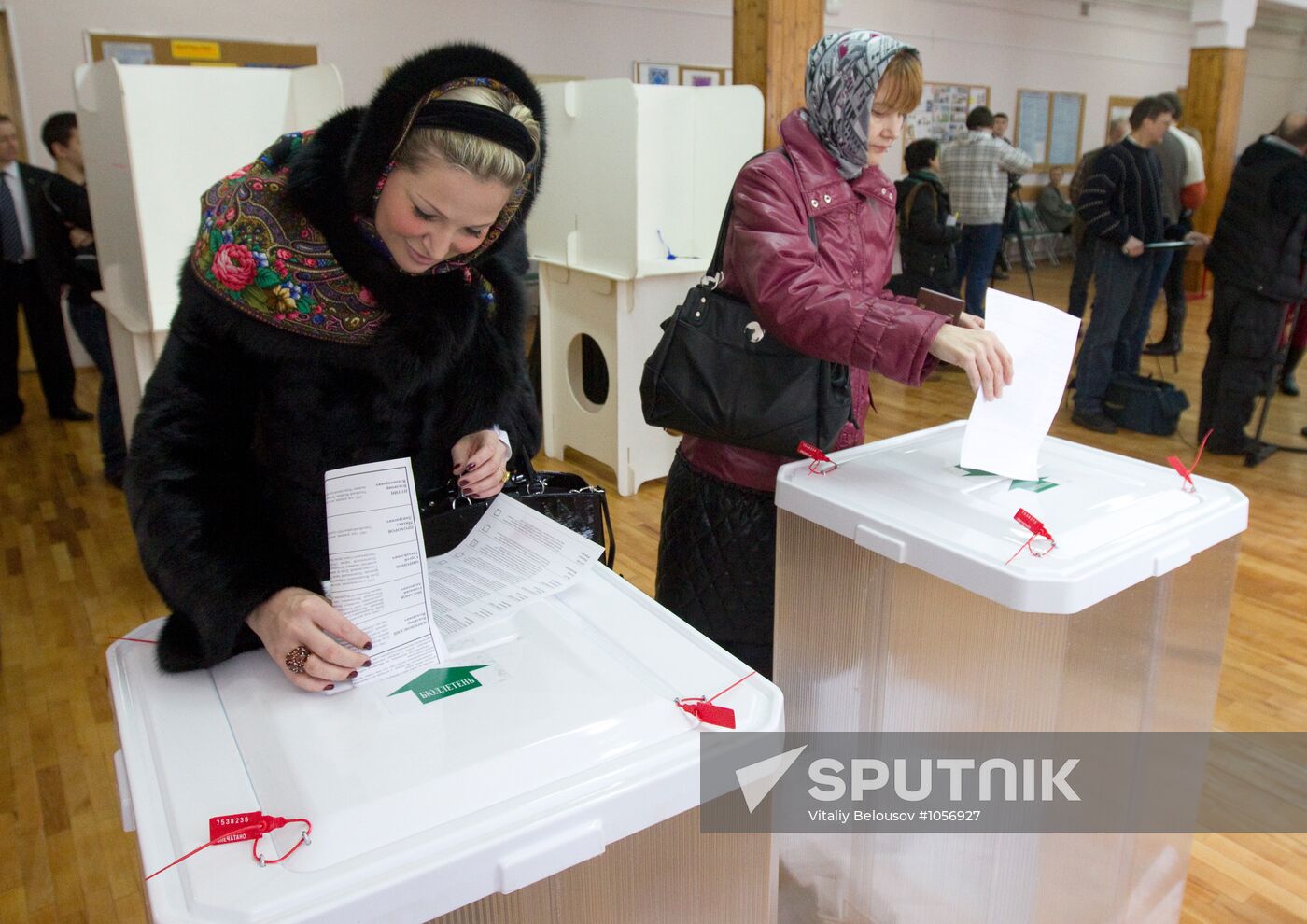 Presidential voting in Moscow