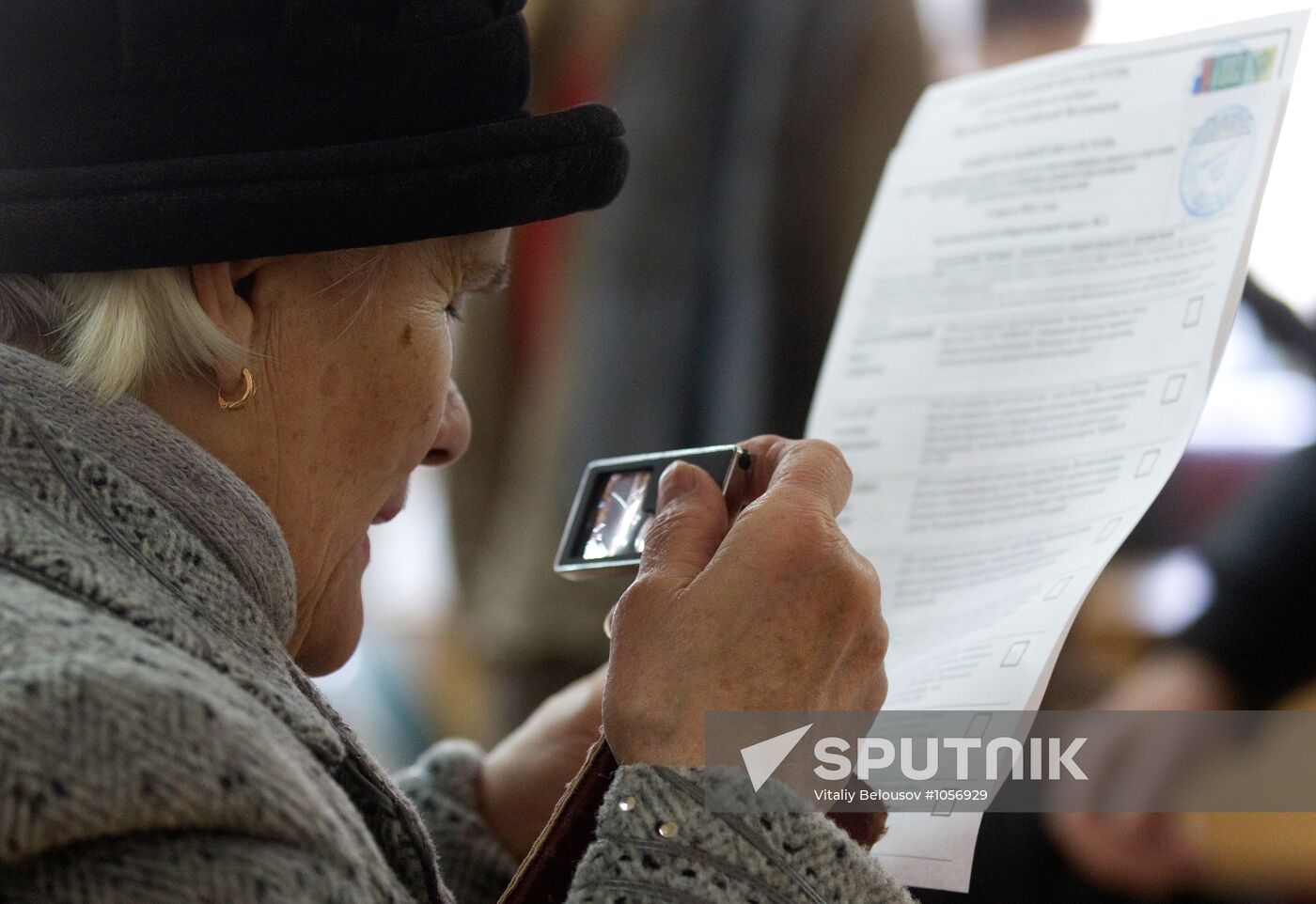 Presidential voting in Moscow