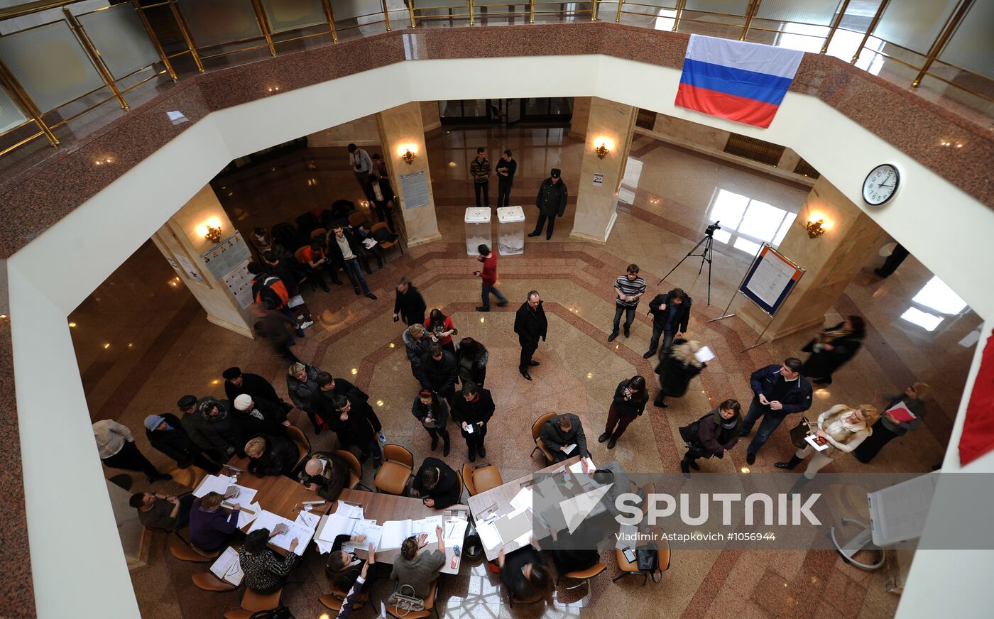 Presidential elections in Moscow