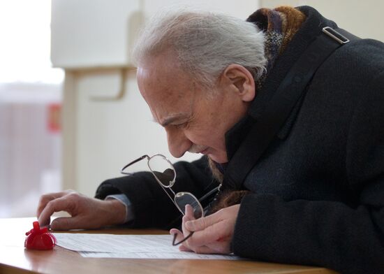 Presidential voting in Moscow