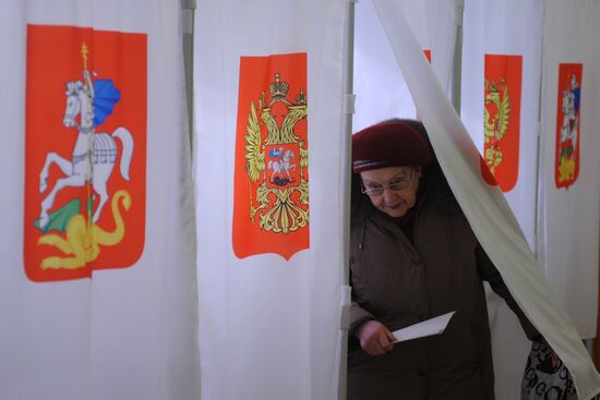 Moscow Region votes in Russian presidential election