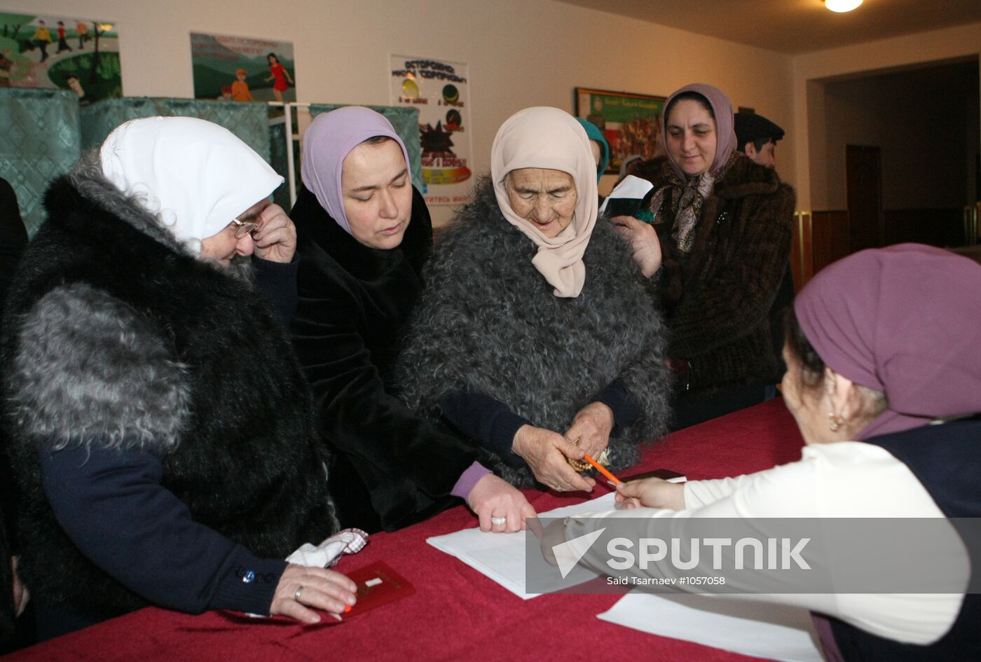 Chechnya votes in Russian presidential election