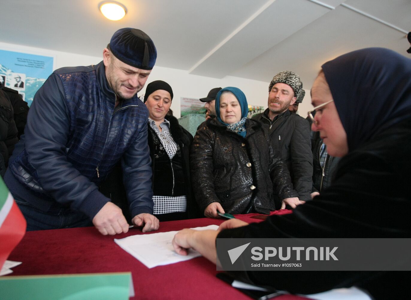 Chechnya votes in Russian presidential election