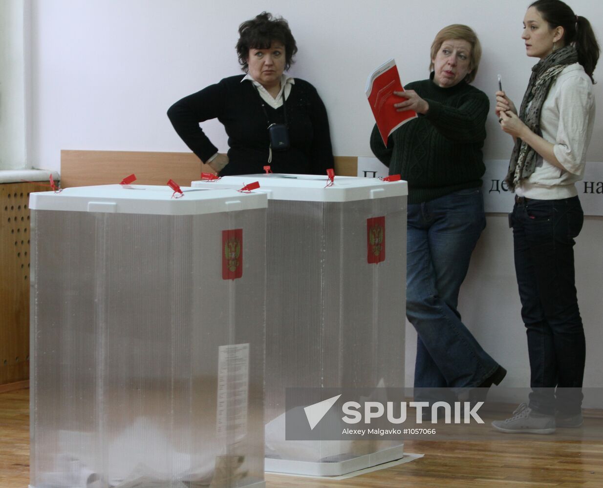 Moscow votes in Russian presidential election