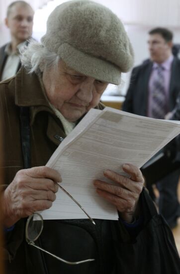 Moscow votes in Russian presidential election