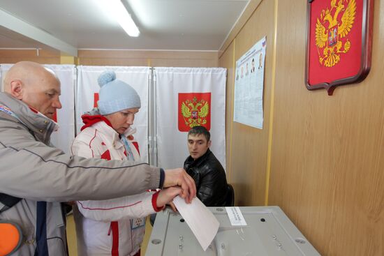 Russian presidential elections in the regions