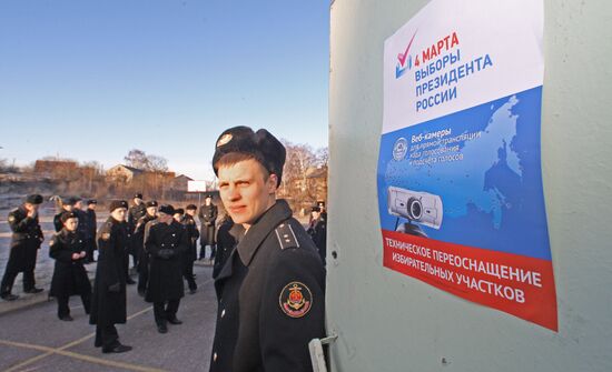 Baltiysk votes in Russian presidential election