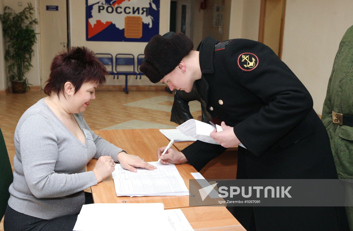 Baltiysk votes in Russian presidential election