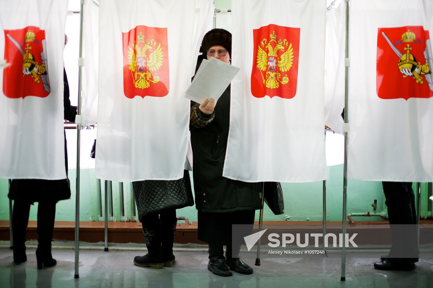 Cherepovets votes in Russian presidential election