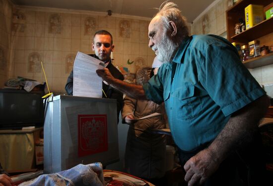 Russian presidential elections in the regions