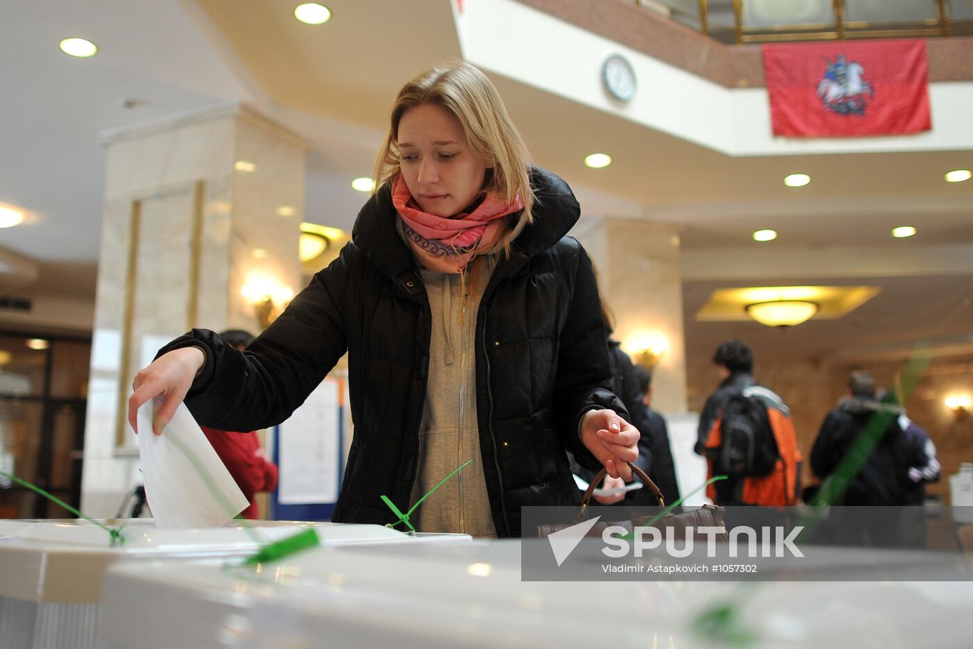 Moscow votes in Russian presidential election