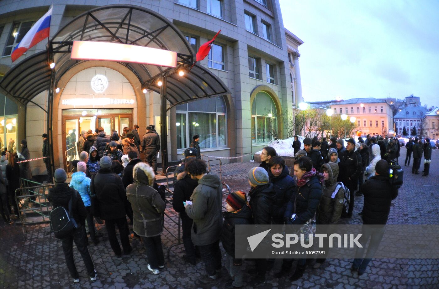 Moscow votes in Russian presidential election