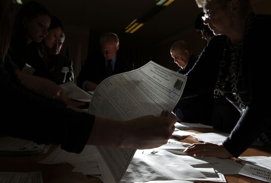 Votes counted in Veliky Novgorod