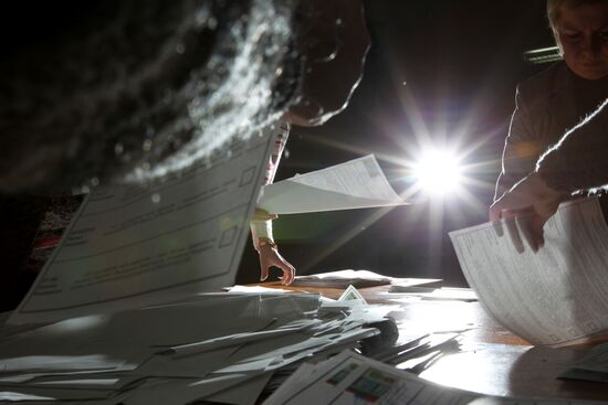 Votes counted in Veliky Novgorod