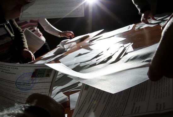 Votes counted in Veliky Novgorod