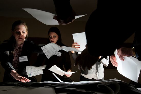 Votes counted in Veliky Novgorod
