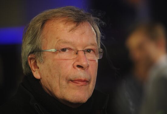 Presidential candidate Mikhail Prokhorov's campaign headquarters