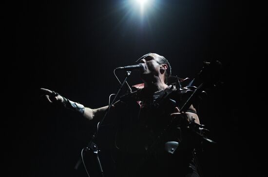 The Misfits punk rock band performs in Moscow