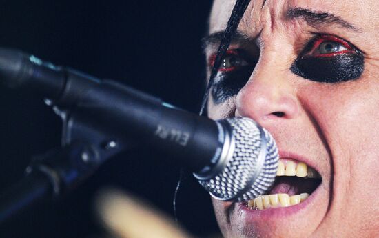 The Misfits punk rock band performs in Moscow