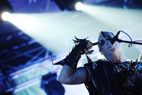 The Misfits punk rock band performs in Moscow