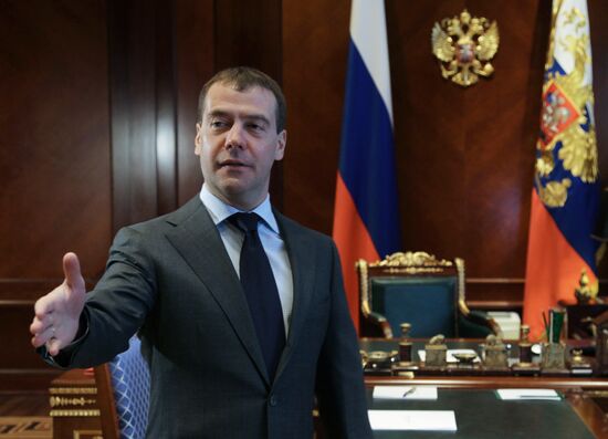 Dmitry Medvedev meets with Konstantin Kosachev