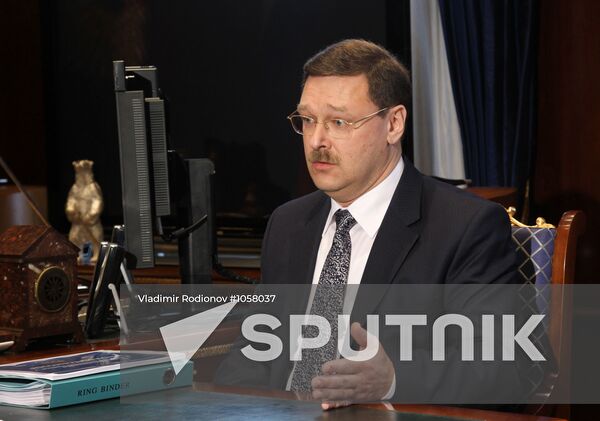 Dmitry Medvedev meets with Konstantin Kosachev