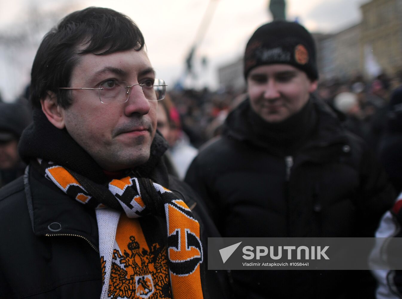 For Fair Elections rally on Pushkin Square in Moscow