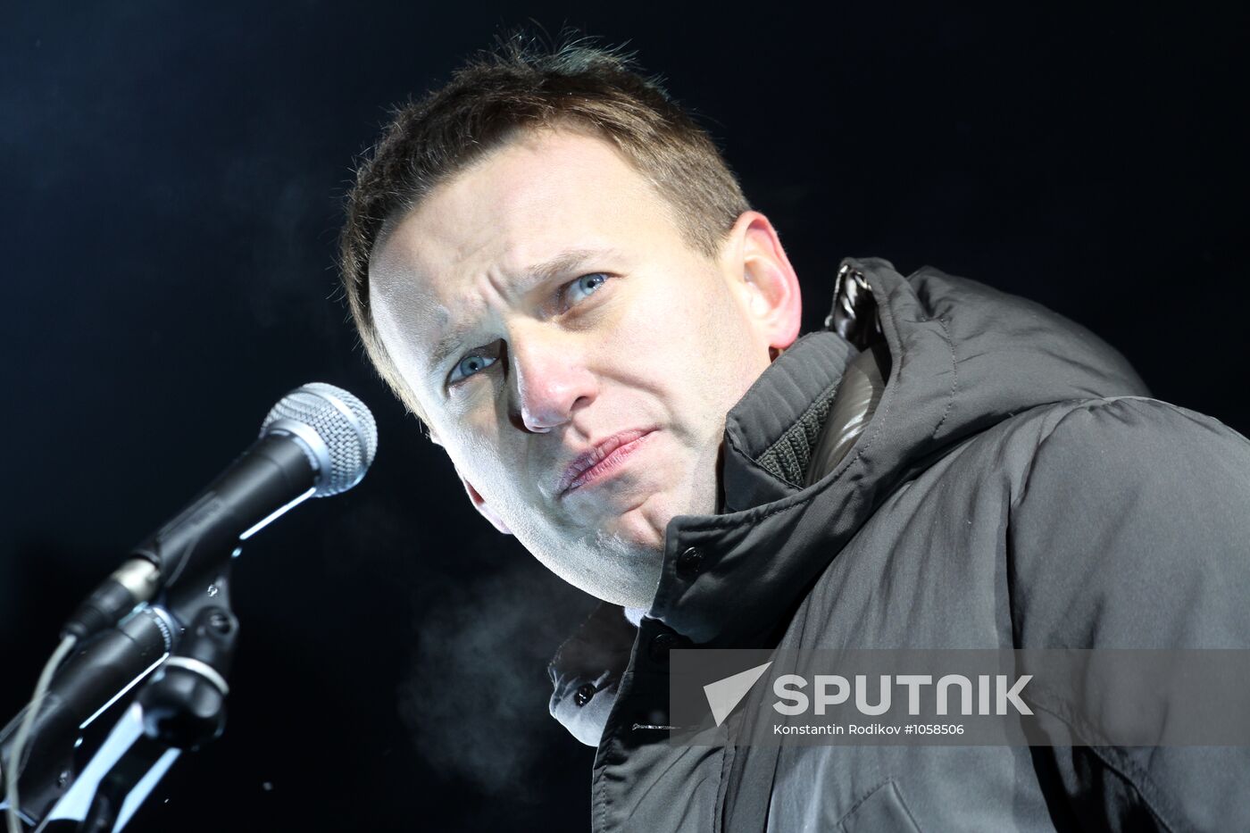 Opposition rally on Pushkin Square in Moscow