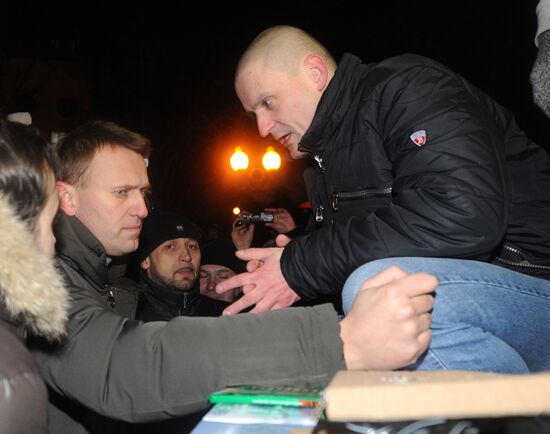 Detention of participants in unsanctioned rally in Moscow