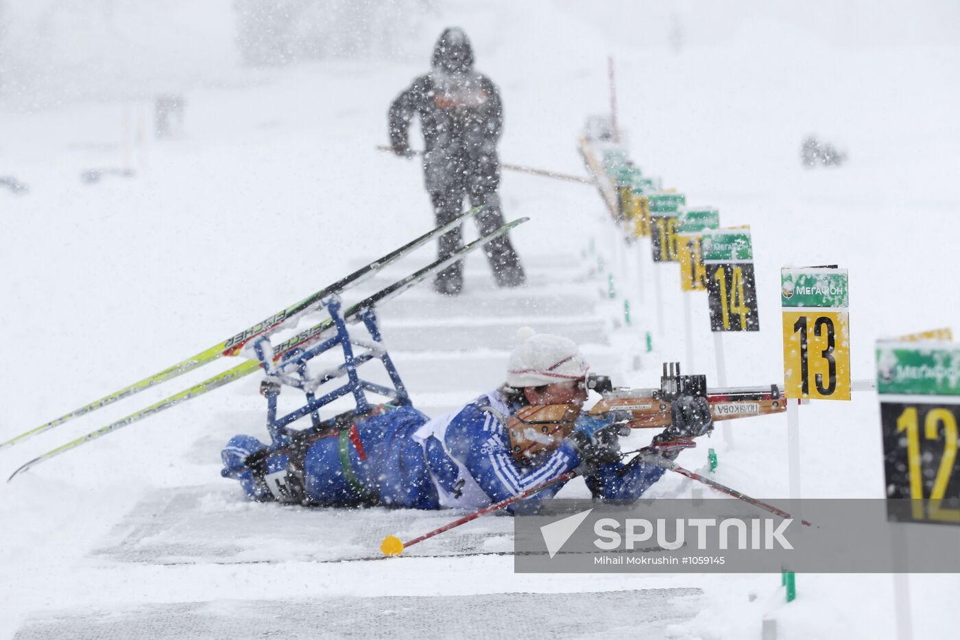 Russian Biathlon Championship. Paralympic Sport.