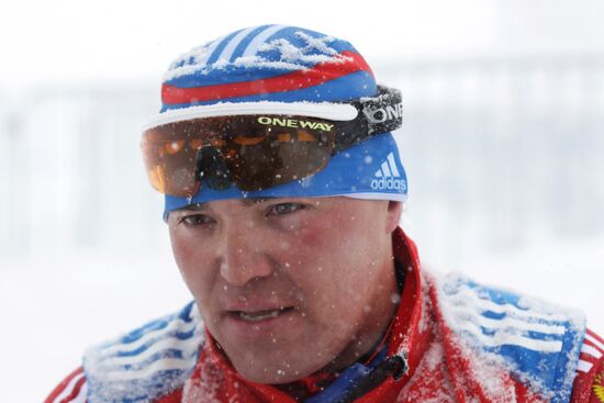 Russian Biathlon Championship. Paralympic Sport.