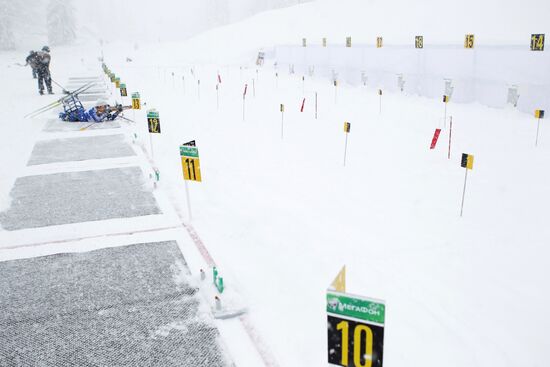 Russian Biathlon Championship. Paralympic Sport.