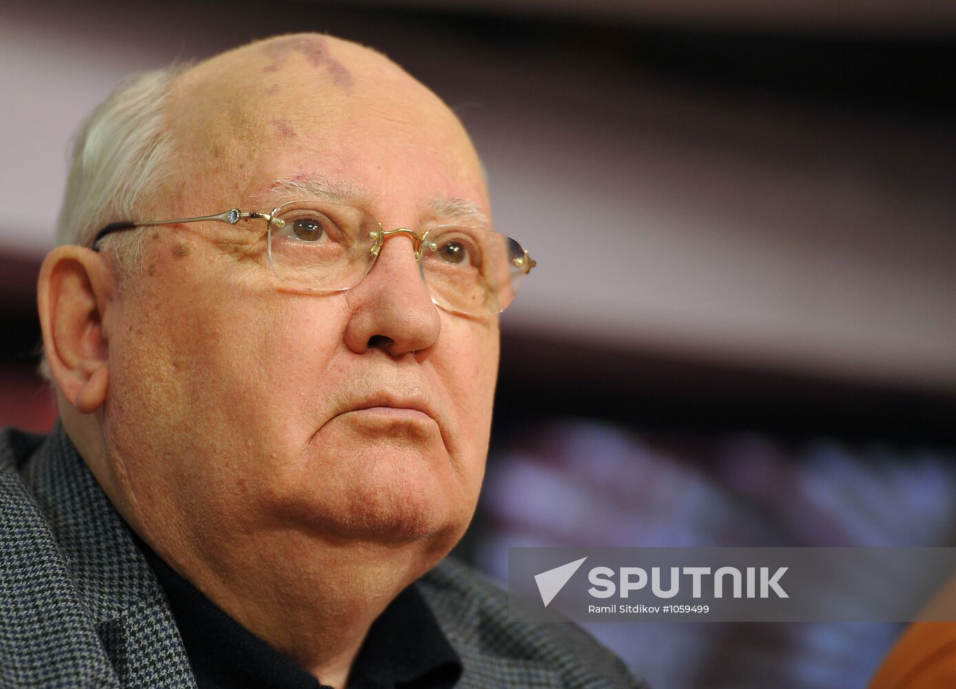 Mikhail Gorbachev speaks on radio station "Echo Moskvy"