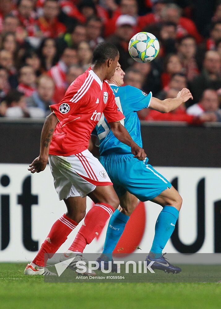Football Champions League. Match Zenit - Benfica
