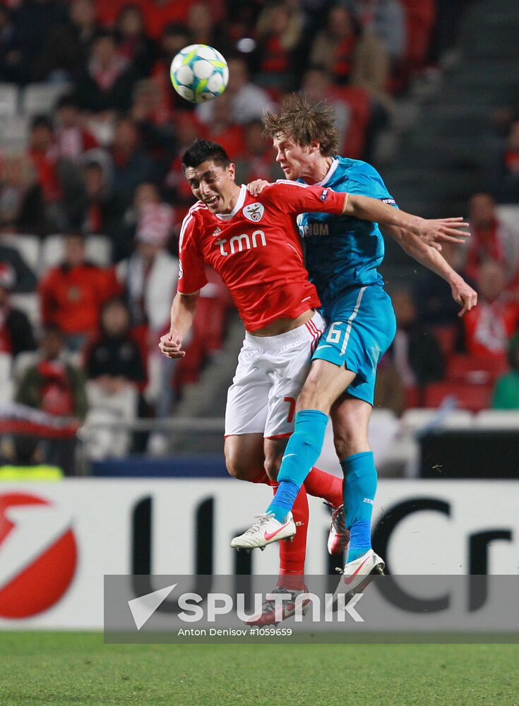 Football Champions League. Match Zenit - Benfica
