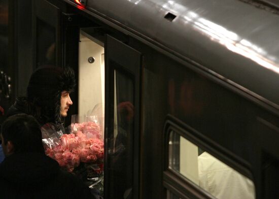 Buying flowers for Women's Day