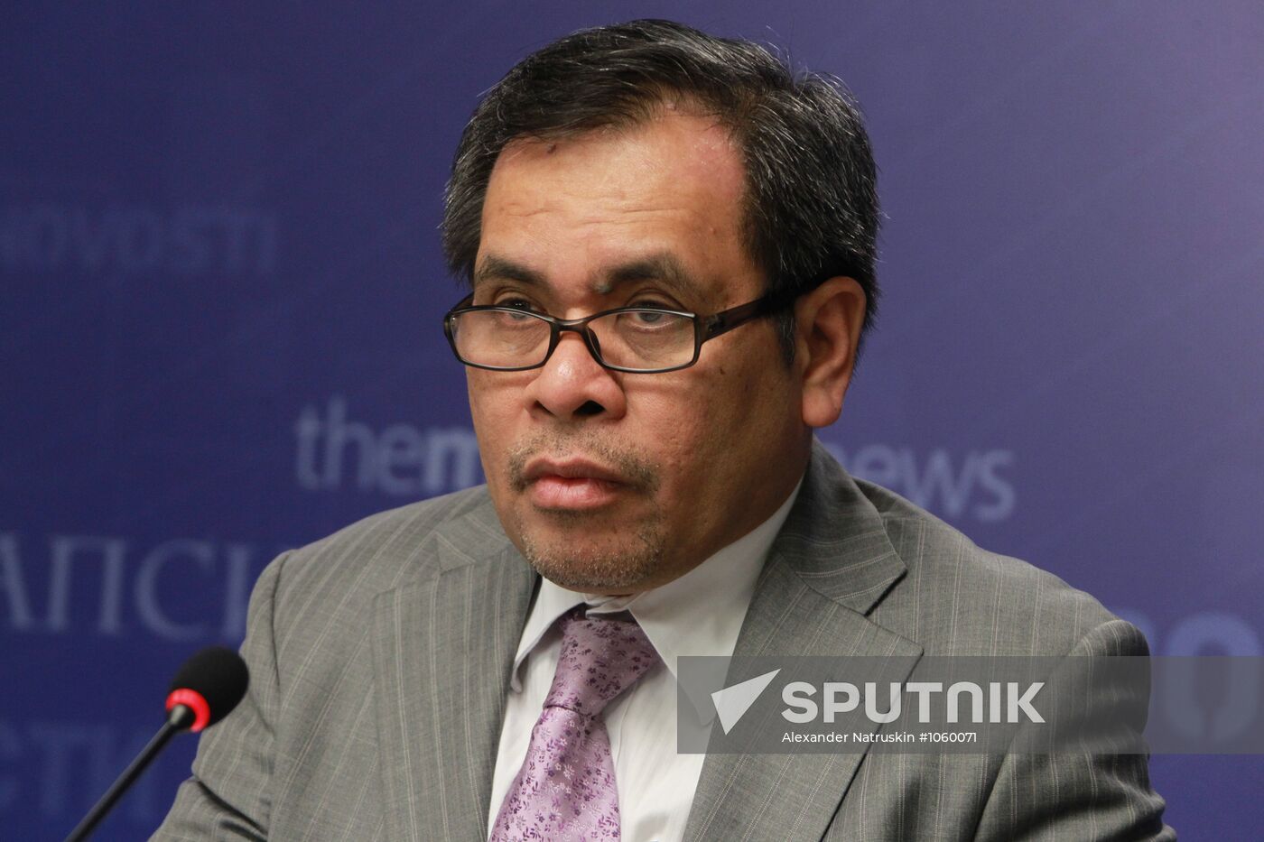 Indonesian ambassador to Russia gives news conference