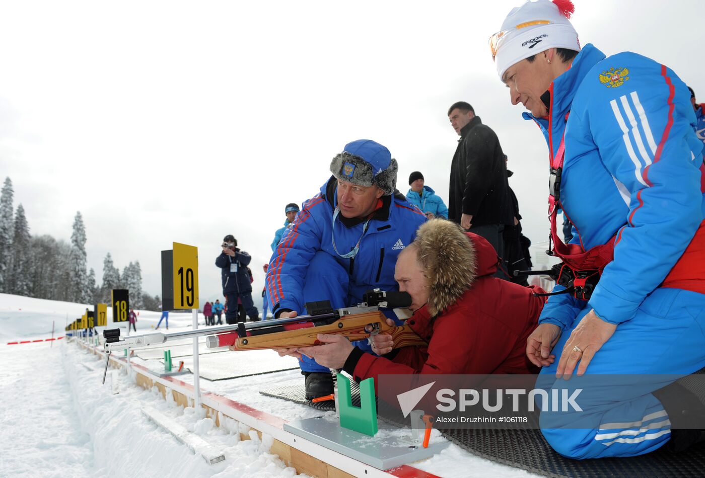 Putin at paralympic championship on ski races and biathlon