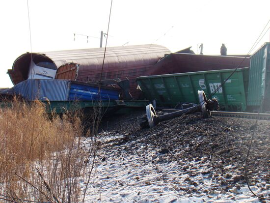 Train crash in Jewish Autonomous Region