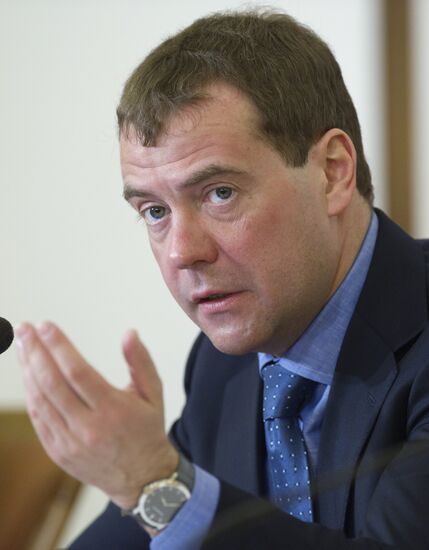 Dmitry Medvedev's working trip to Krasnodar