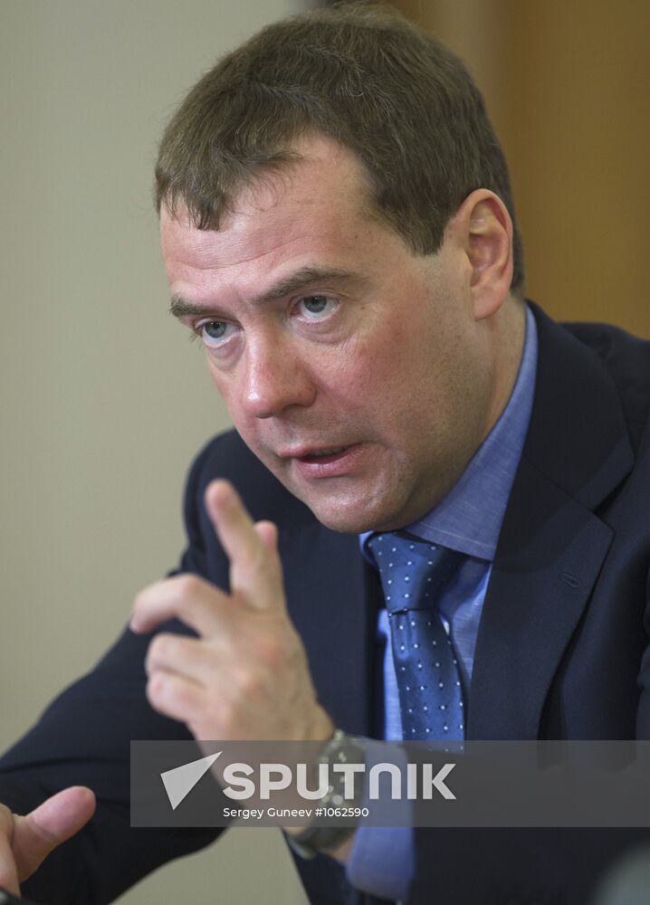 Dmitry Medvedev's working trip to Krasnodar