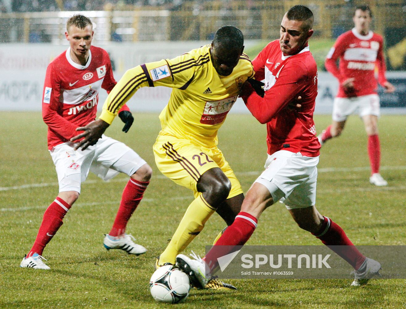 Russian Football Premier League. Anzhi vs. Spartak